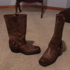 Authentic leather boots